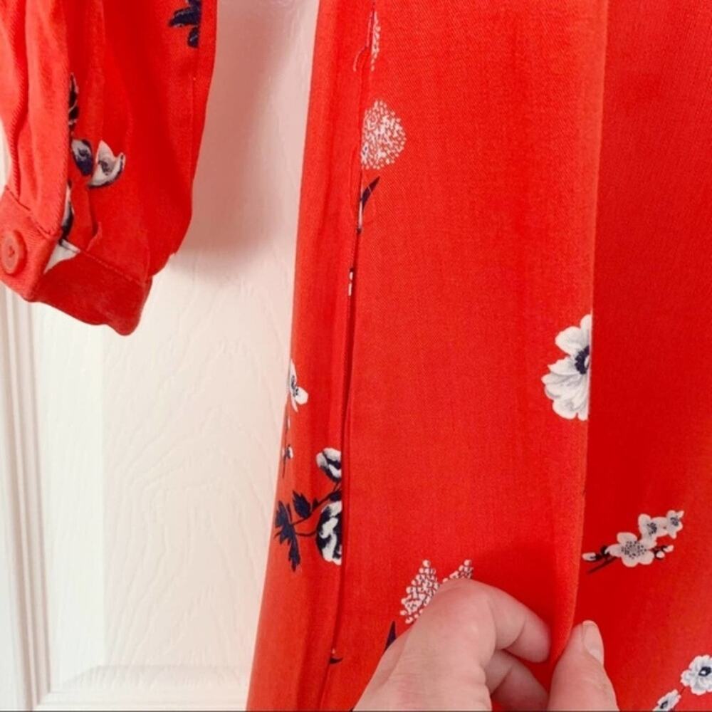 Joules Alison Floral Print A-Line Dress‎ Red Size 2 new@!! - Picture 11 of 14